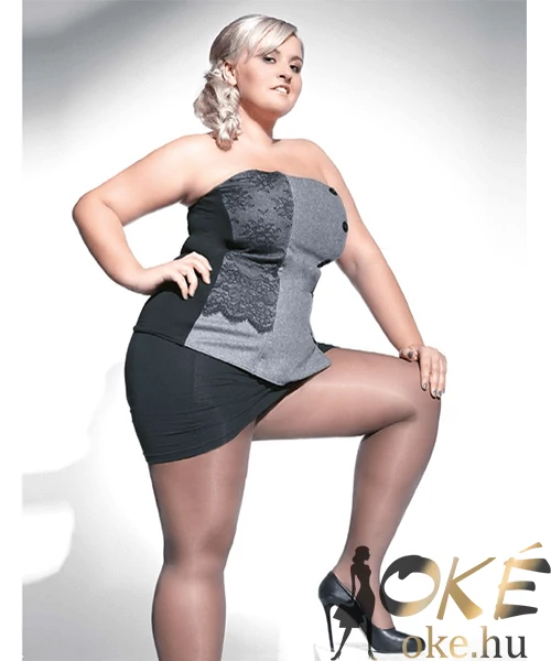 Adrian fekete nagyméretű harisnya Kiara