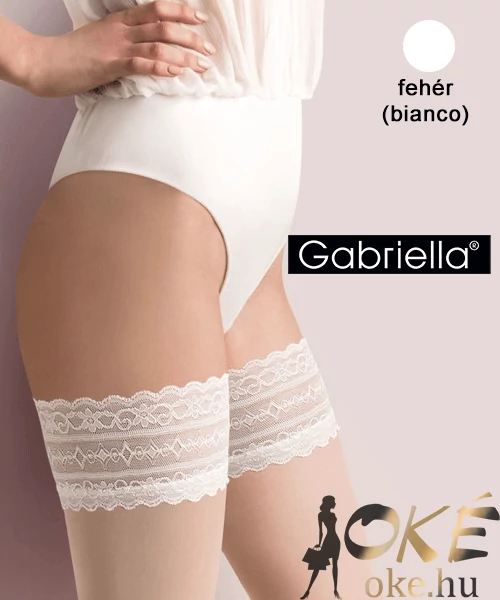 Nagyméretű Gabriella fehér combfix Caroline