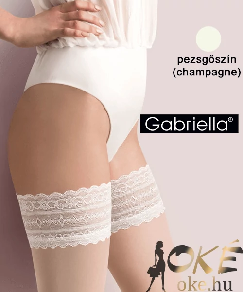 Gabriella pezsgőszín combfix Caroline