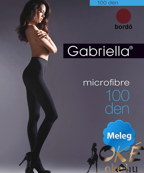 Gabriella vastag harisnya bordó 100 den