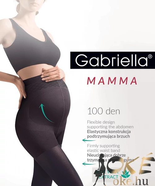 Gabriella kismama harisnyanadrág Mamma 100 den