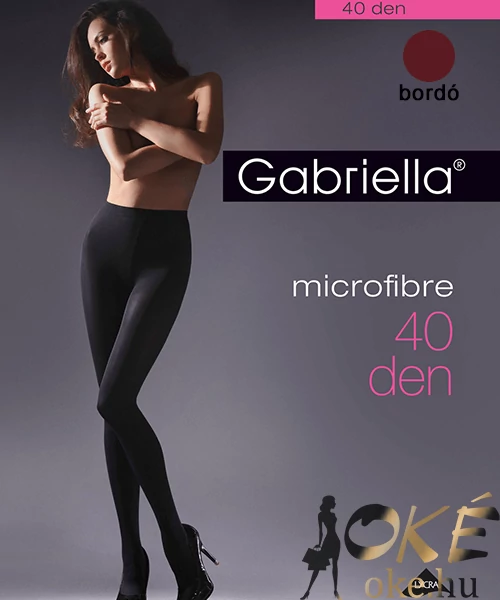 Gabriella közepesen vastag harisnyanadrág bordó 40den 