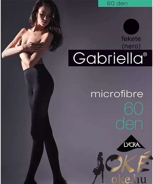Gabriella harisnya microfibre fekete 60 den