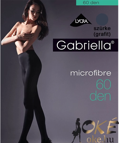 Gabriella harisnya microfibre grafitszürke 60 den