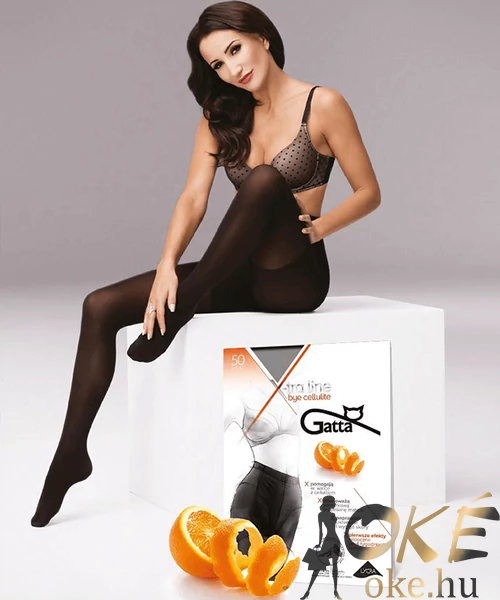 Gatta narancsbőr elleni vastag harisnya Bye cellulite 50D