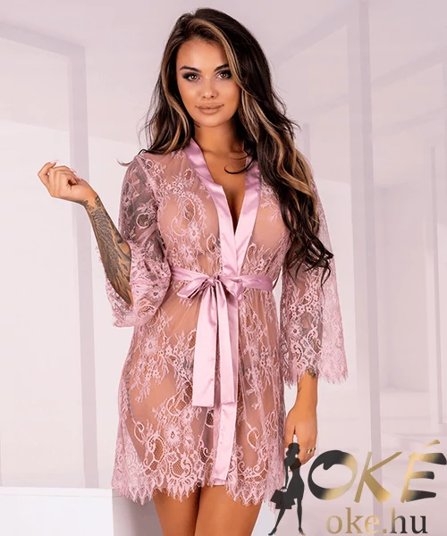 LivCo csipkés köntös Sheer