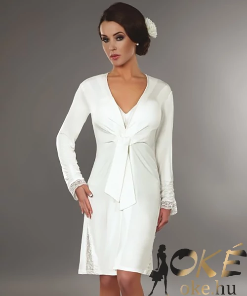 LivCo ekrü vékony köntös Lavinia