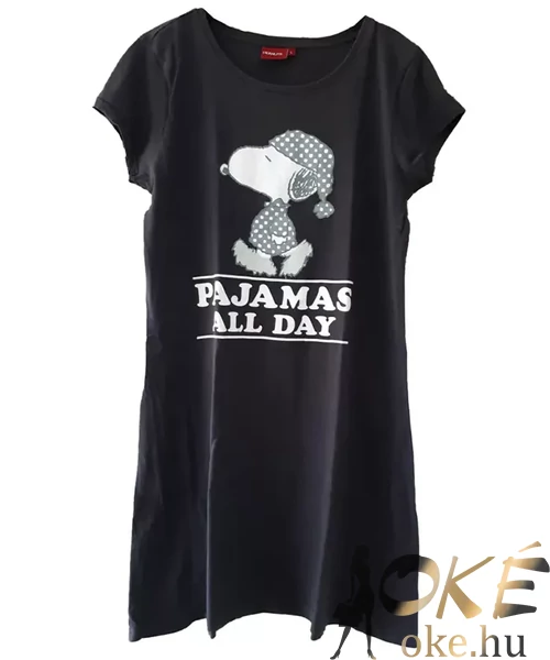 Snoopy hálóing szürke