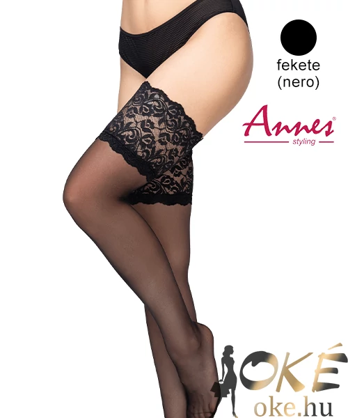 Annes Cecile fekete combfix 20 den