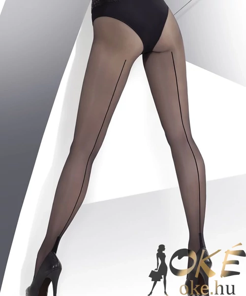 Annes hátul csíkos harisnya Collant Exklusive 20 den