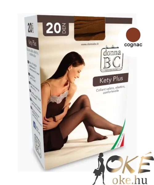 Donna BC Kety Plus harisnya cognac 20den