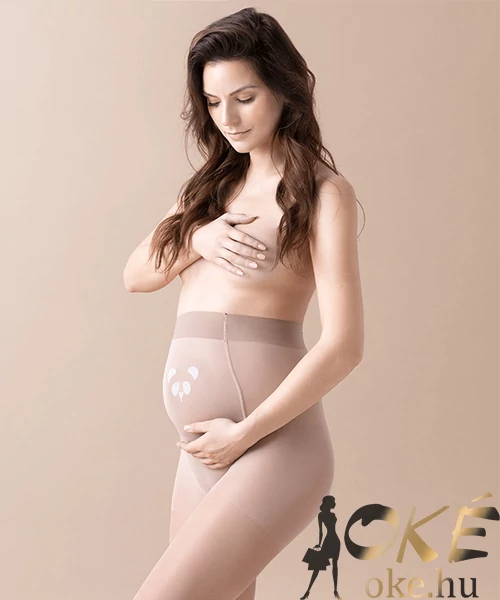Fiore Mama Panda kismama harisnyanadrág nude 20D
