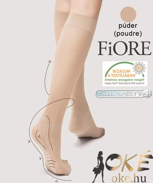 Fiore Massage gyógyhatású mikroszálas térdfix puder 20 den