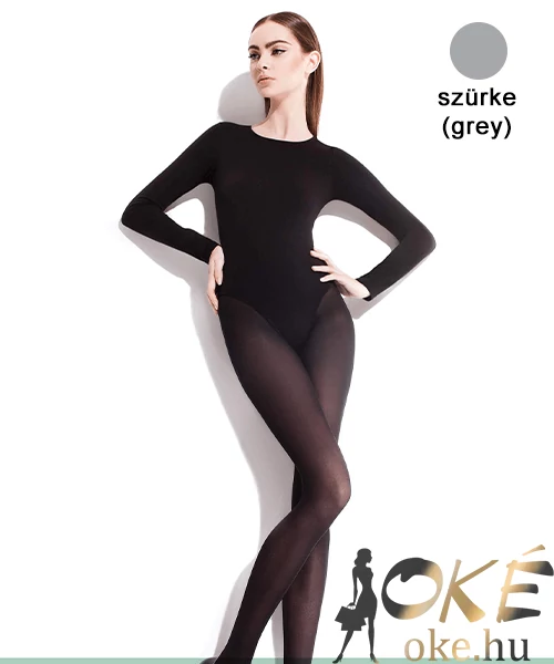 Fiore közepesen vastag harisnya szürke 40den Paula