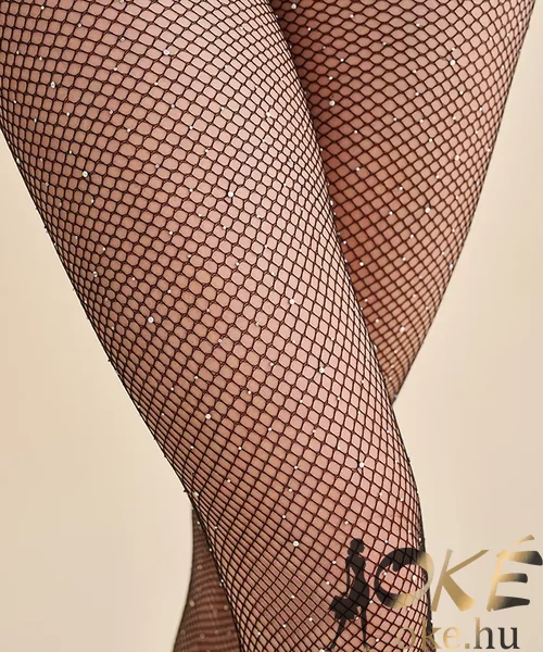 Gabriella fekete necc harisnya Kabarette Cristal