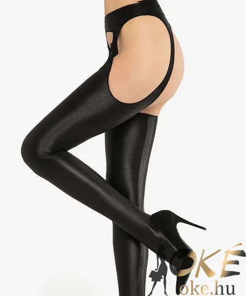 Gatta latex nyitott harisnya Ars Amandi Casandra