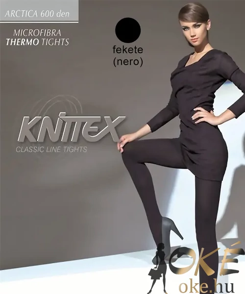 Knittex vastag fekete harisnya 600d Arctica
