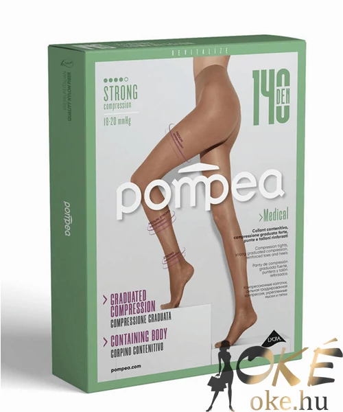 Kompressziós harisnya natur 140 den 18-20 mmHg Pompea