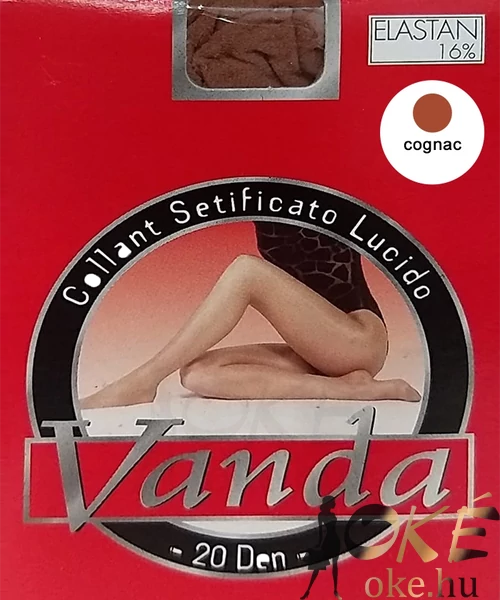 Vanda cognac fényes elasztikus harisnyanadrág 20d