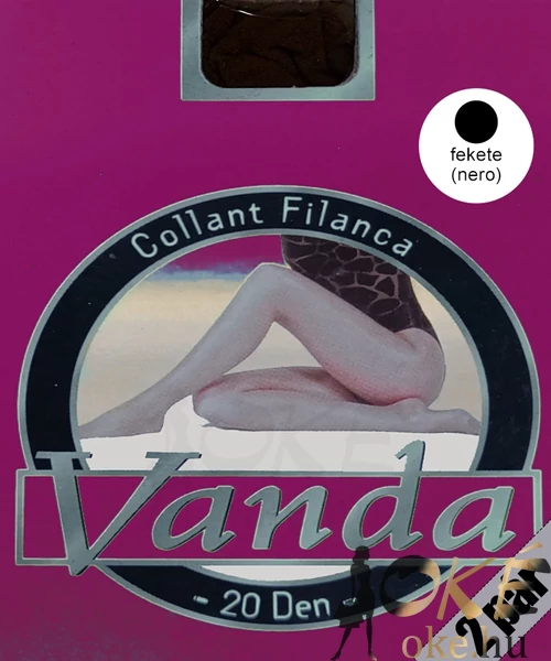 Vanda üvegszálas térdfix fekete 2 páras