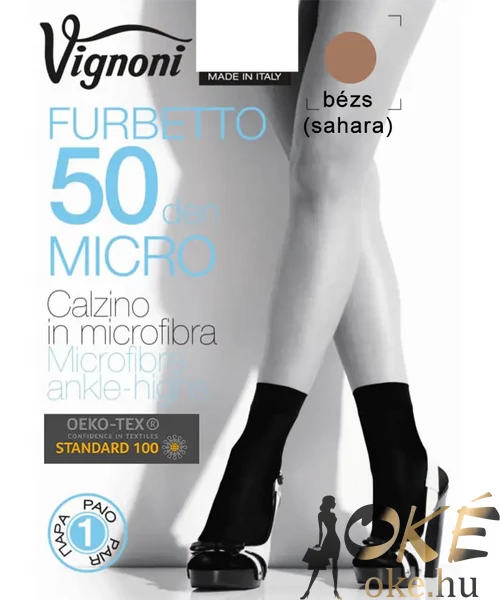 Vignoni 50 denes testszínű bokafix