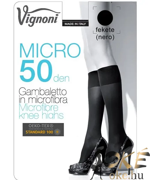 Vignoni 50 denes fekete térdfix