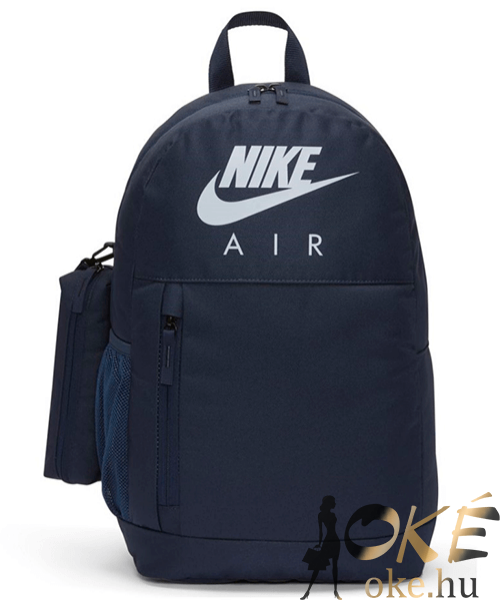 Nike hátizsák iskolatáska tolltartóval sötétkék 20L
