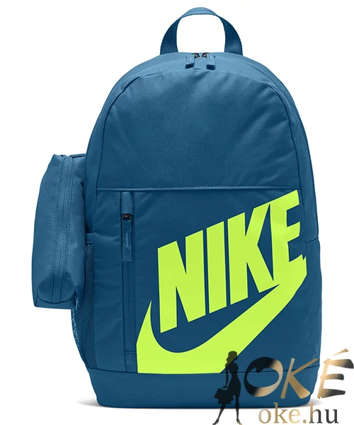 Nike hátizsák iskolatáska tolltartóval zöld 20L