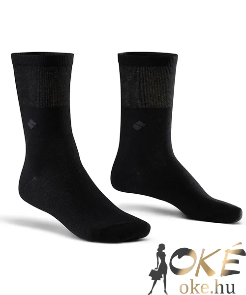 Bonny Silver Diabetic ezüstszálas zokni fekete