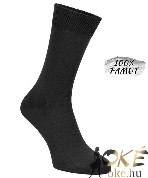 Tiszta pamut gumi nélküli zokni szürke Prince