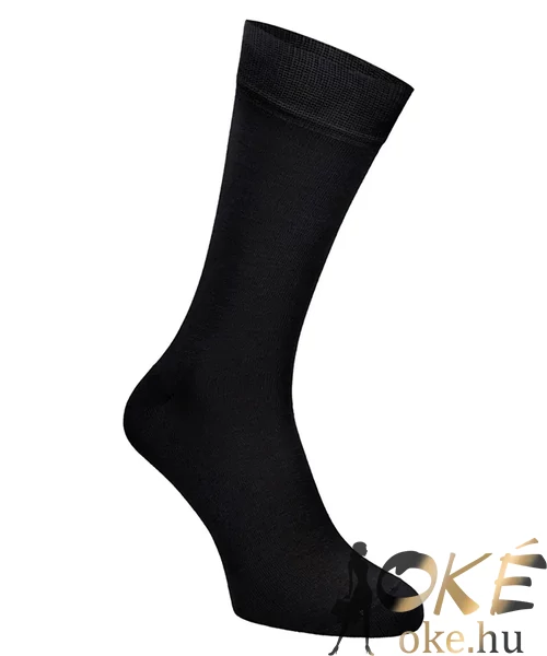 Férfi fekete pamut zokni Prince Casual